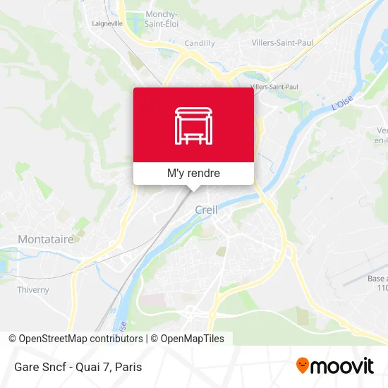 Gare Sncf - Quai 7 plan