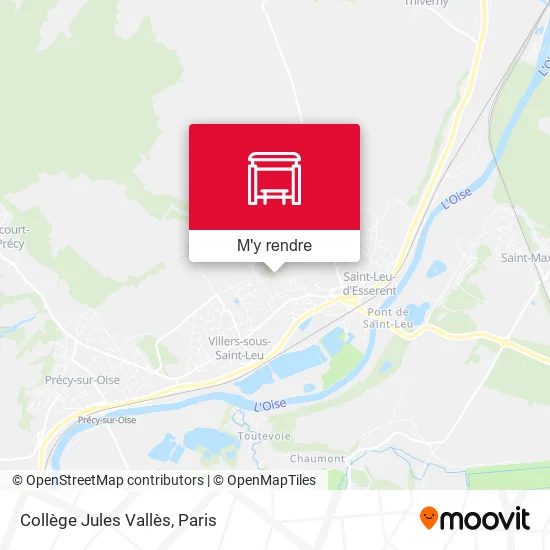 Collège Jules Vallès plan