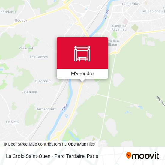 La Croix-Saint-Ouen - Parc Tertiaire plan