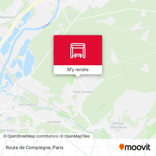Route de Compiègne plan