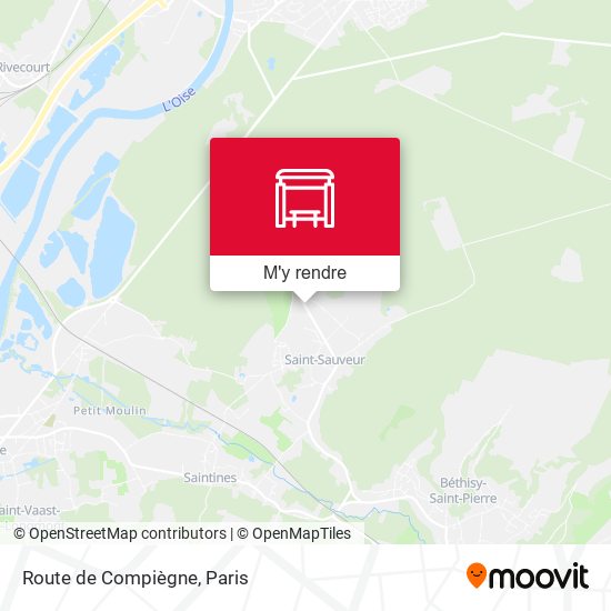 Route de Compiègne plan