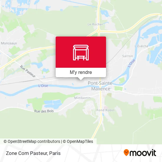 Zone Com Pasteur plan