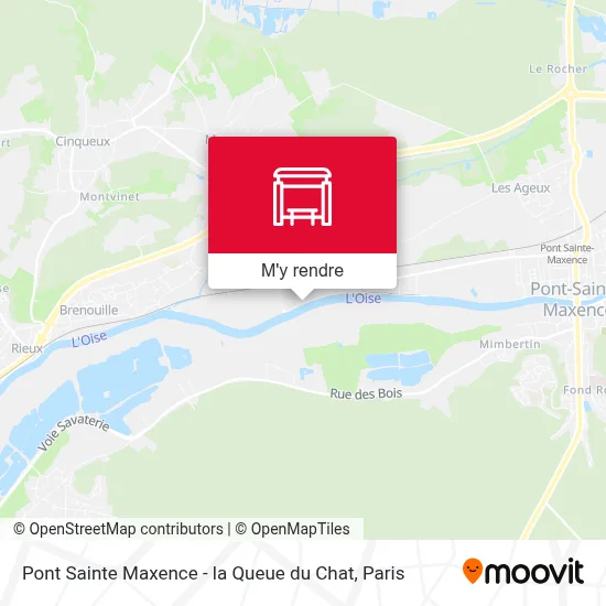 Pont Sainte Maxence - la Queue du Chat plan