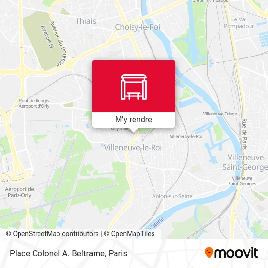 Place Colonel A. Beltrame plan