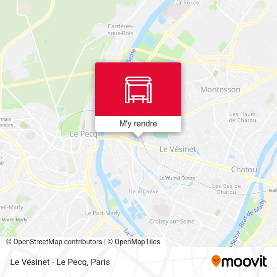 Le Vésinet - Le Pecq plan