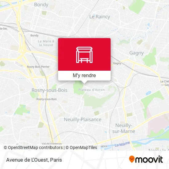 Avenue de L'Ouest plan