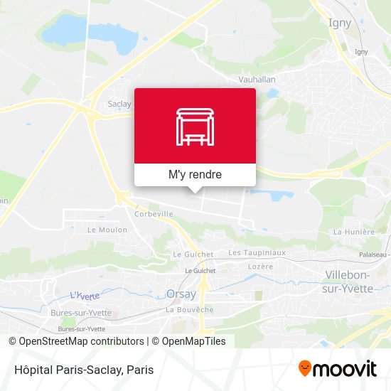 Hôpital Paris-Saclay plan