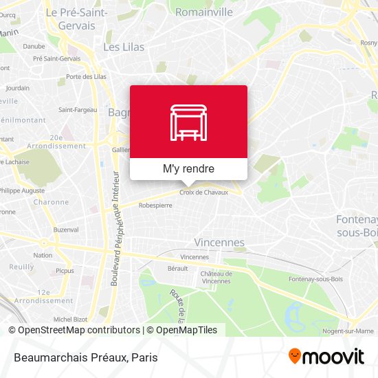 Beaumarchais Préaux plan