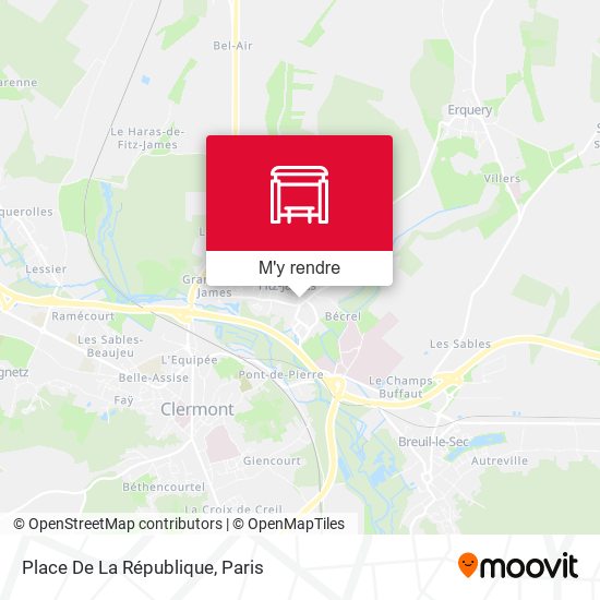 Place De La République plan