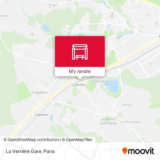 La Verrière Gare plan