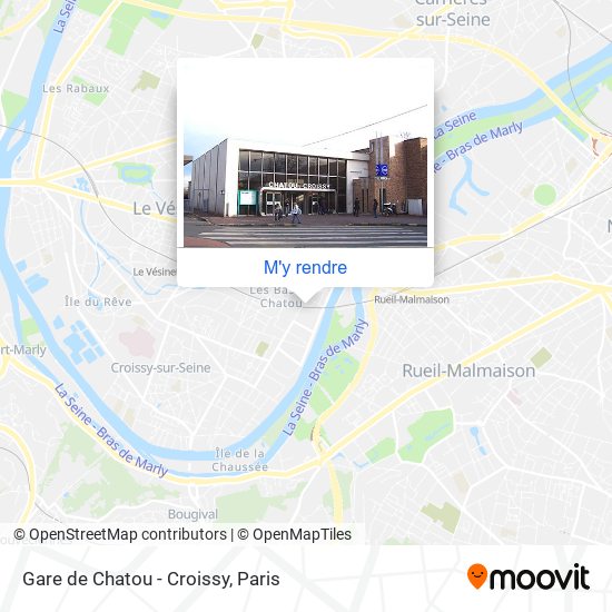 Gare de Chatou - Croissy plan