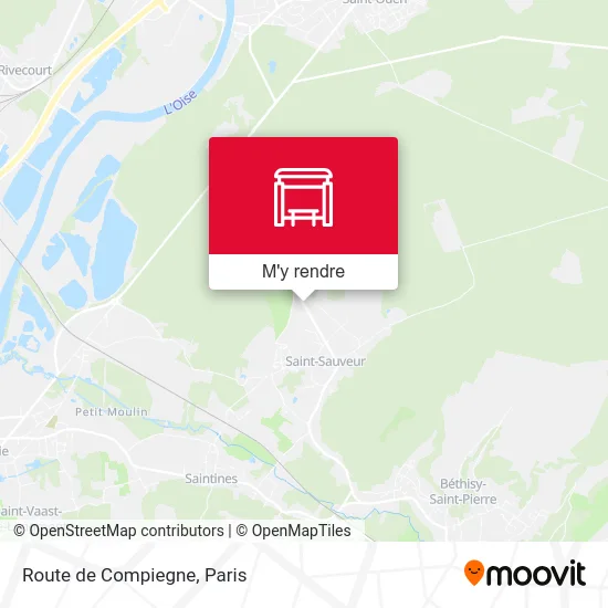 Route de Compiegne plan