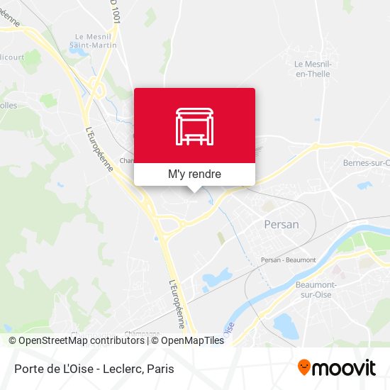 Porte de L'Oise - Leclerc plan