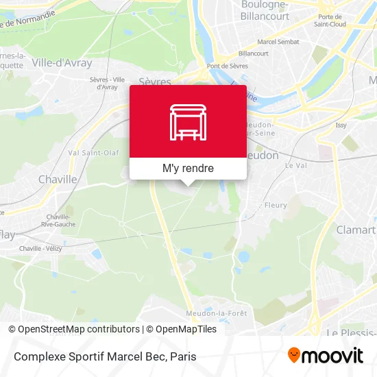 Complexe Sportif Marcel Bec plan