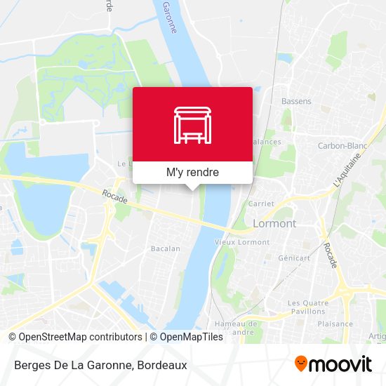Comment aller à Berges De La Garonne à Bordeaux en bus ou tram