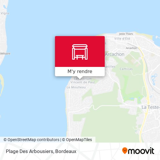 Plage Des Arbousiers plan