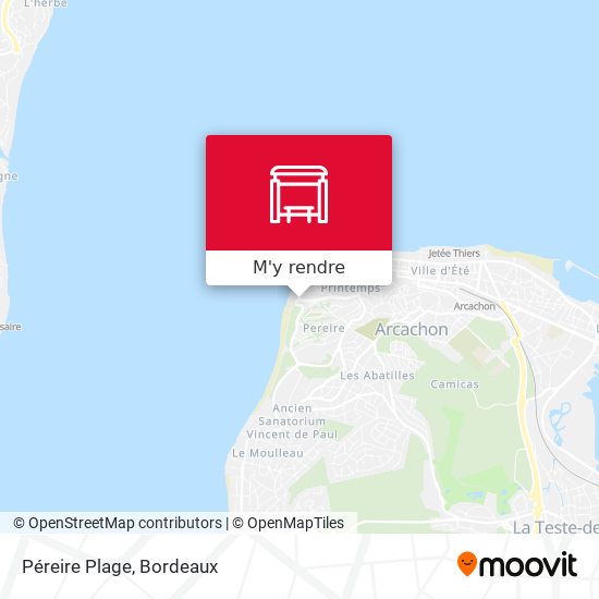 Péreire Plage plan