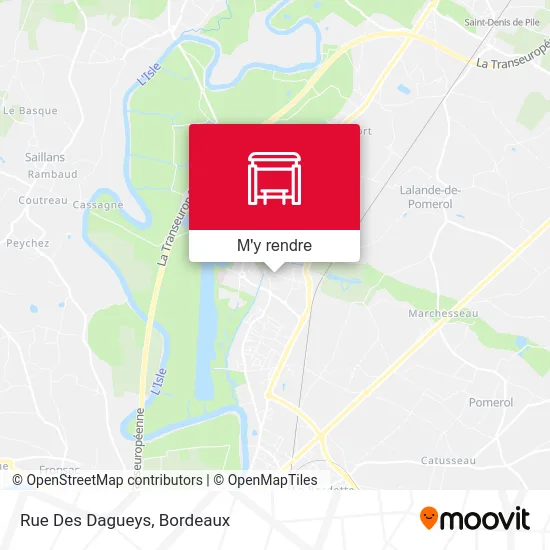 Rue Des Dagueys plan