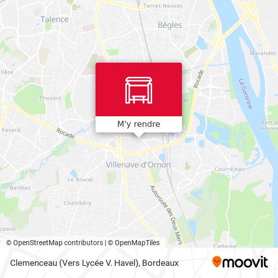 Clemenceau (Vers Lycée V. Havel) plan