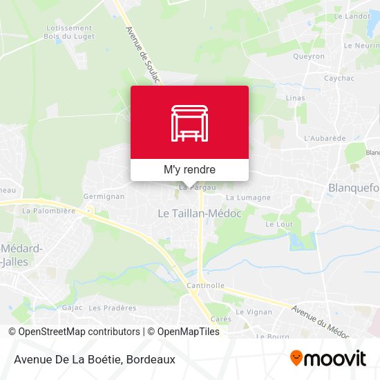Avenue De La Boétie plan