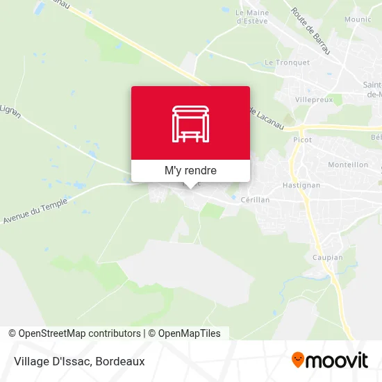 Village D'Issac plan