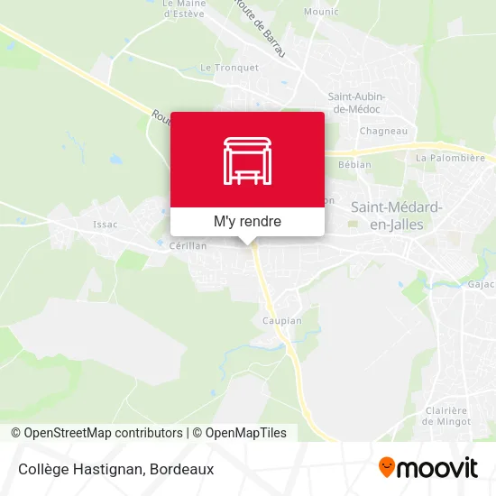 Collège Hastignan plan