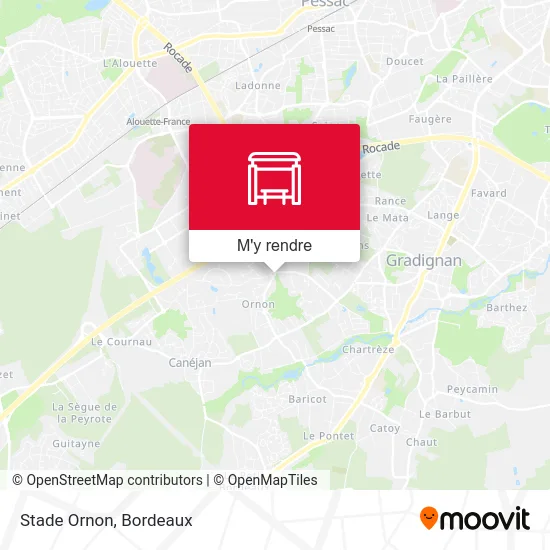 Stade Ornon plan