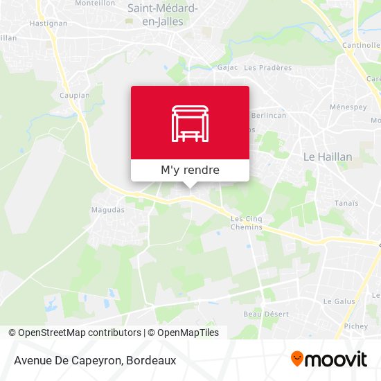 Avenue De Capeyron plan