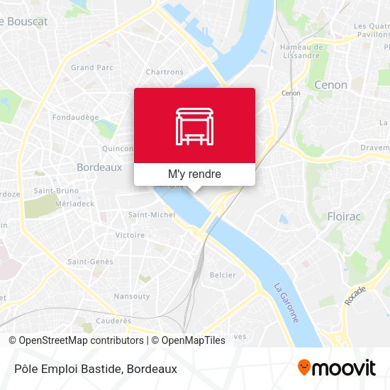 Pôle Emploi Bastide plan
