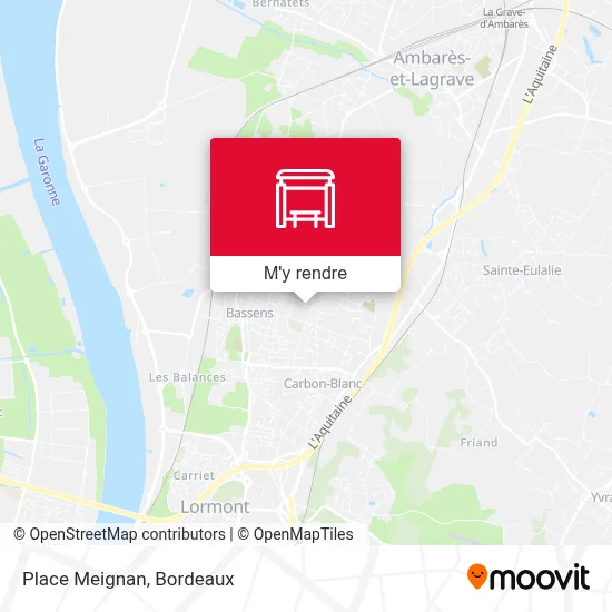 Place Meignan plan
