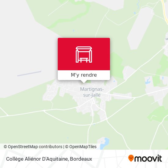 Collège Aliénor D'Aquitaine plan