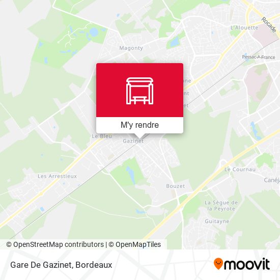 Gare De Gazinet plan