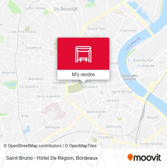 Saint-Bruno - Hôtel De Région plan