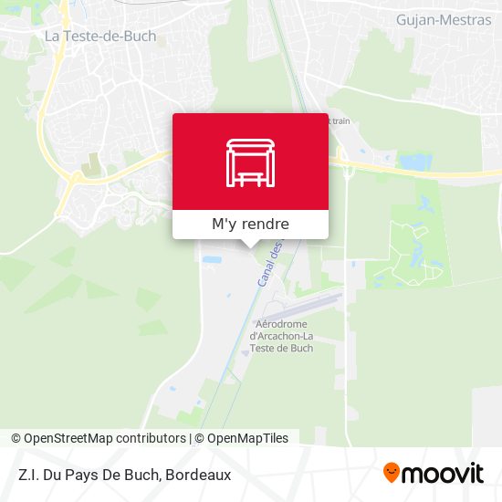 Z.I. Du Pays De Buch plan