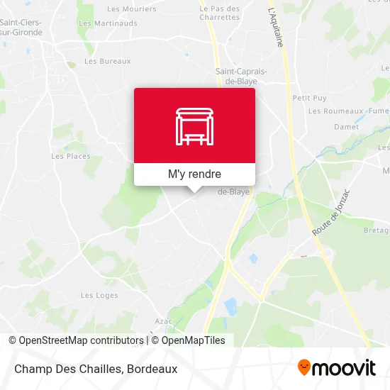 Champ Des Chailles plan