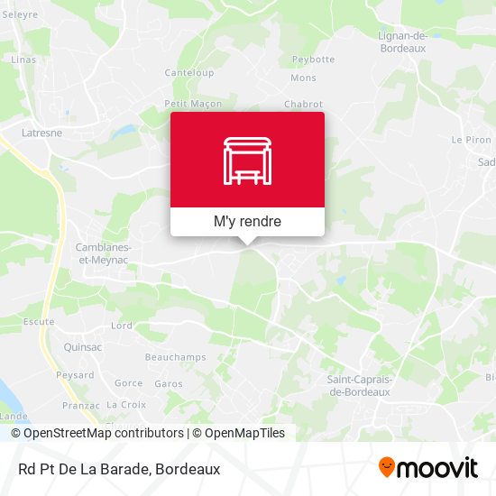 Rd Pt De La Barade plan