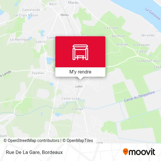Rue De La Gare plan