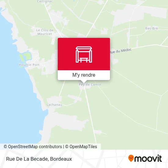 Rue De La Becade plan