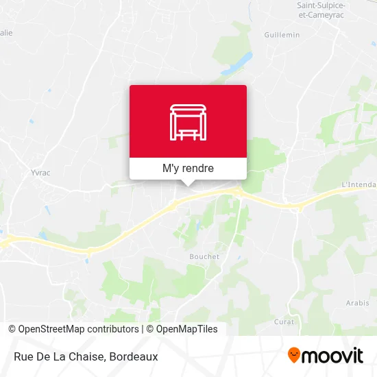 Rue De La Chaise plan