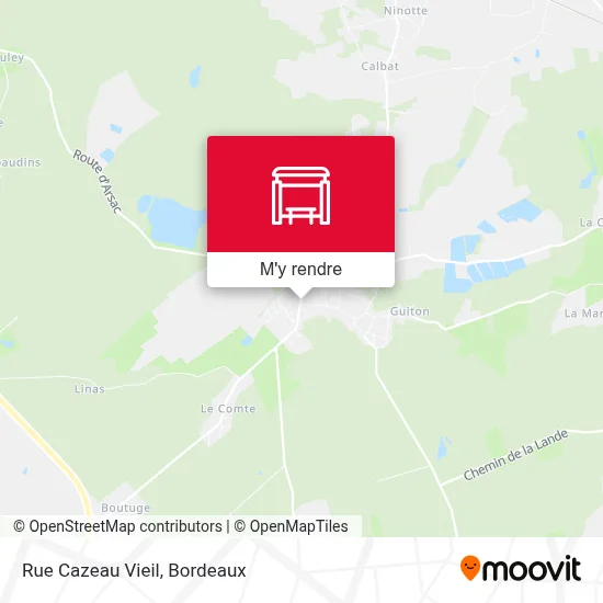 Rue Cazeau Vieil plan