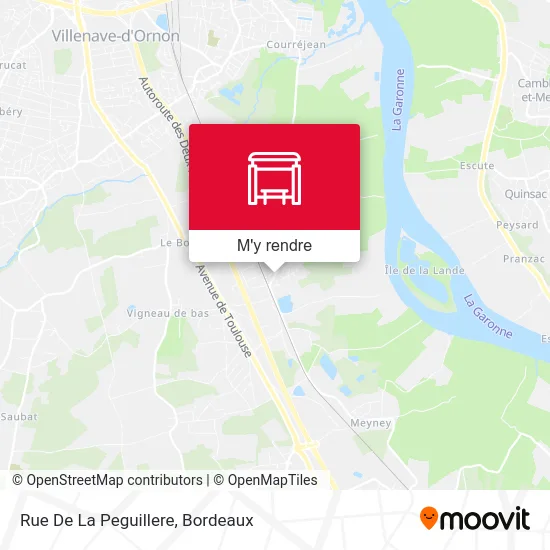 Rue De La Peguillere plan