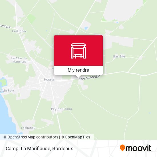 Camp. La Mariflaude plan