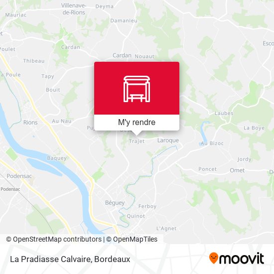 La Pradiasse Calvaire plan