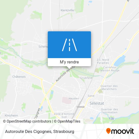 Autoroute Des Cigognes plan