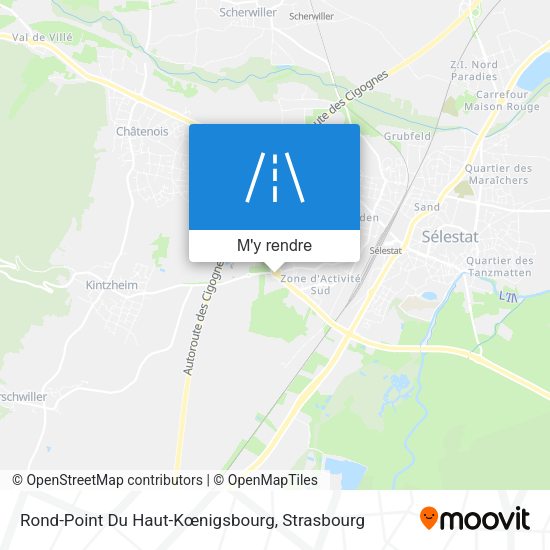 Rond-Point Du Haut-Kœnigsbourg plan