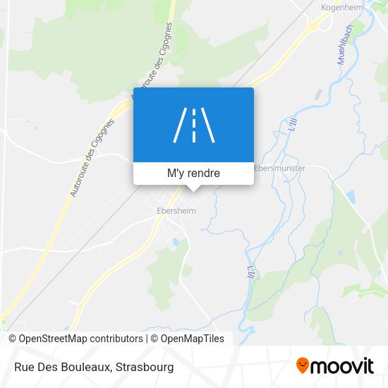 Rue Des Bouleaux plan