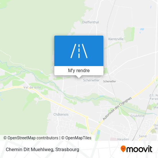 Chemin Dit Muehlweg plan