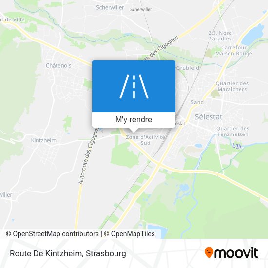 Route De Kintzheim plan