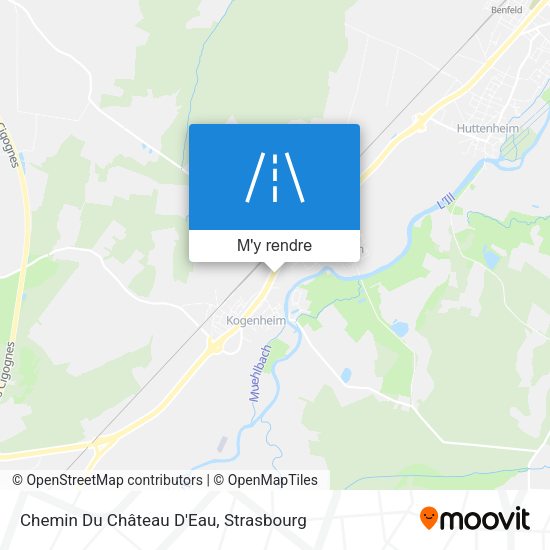 Chemin Du Château D'Eau plan