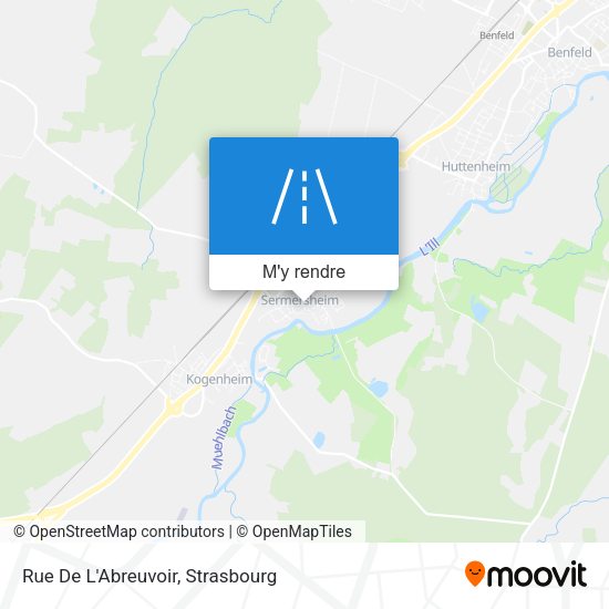 Rue De L'Abreuvoir plan